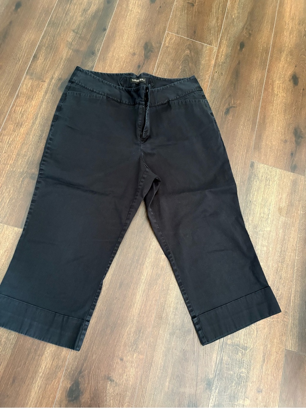 Lane Bryant Black Cropped Wide-Leg pants for Women